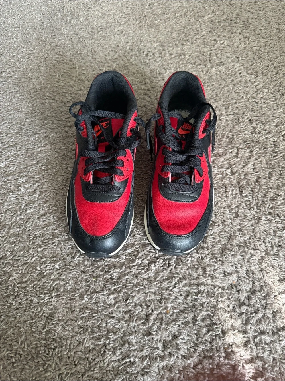 Nike Kids Air Max Sneakers - Red & Black